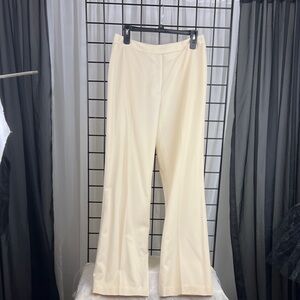 Brooks Brothers Cream Wide Leg Women's Pants